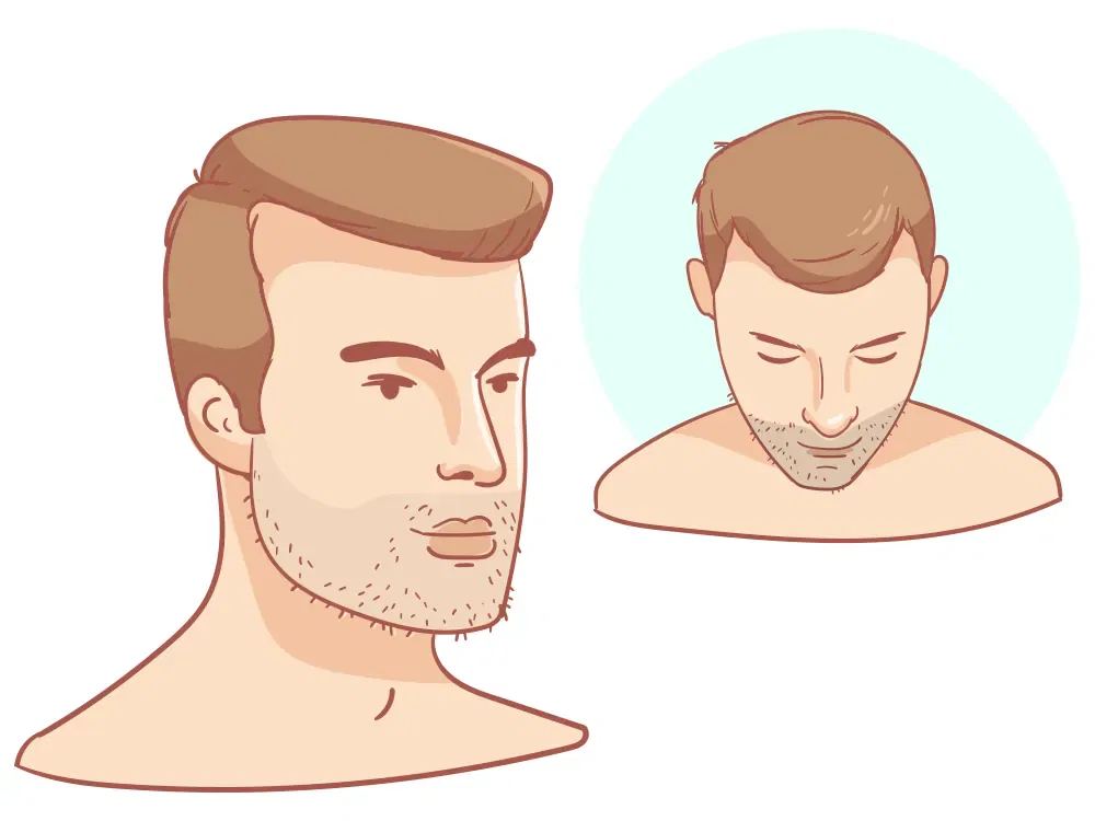 Lumière de recul des cheveux