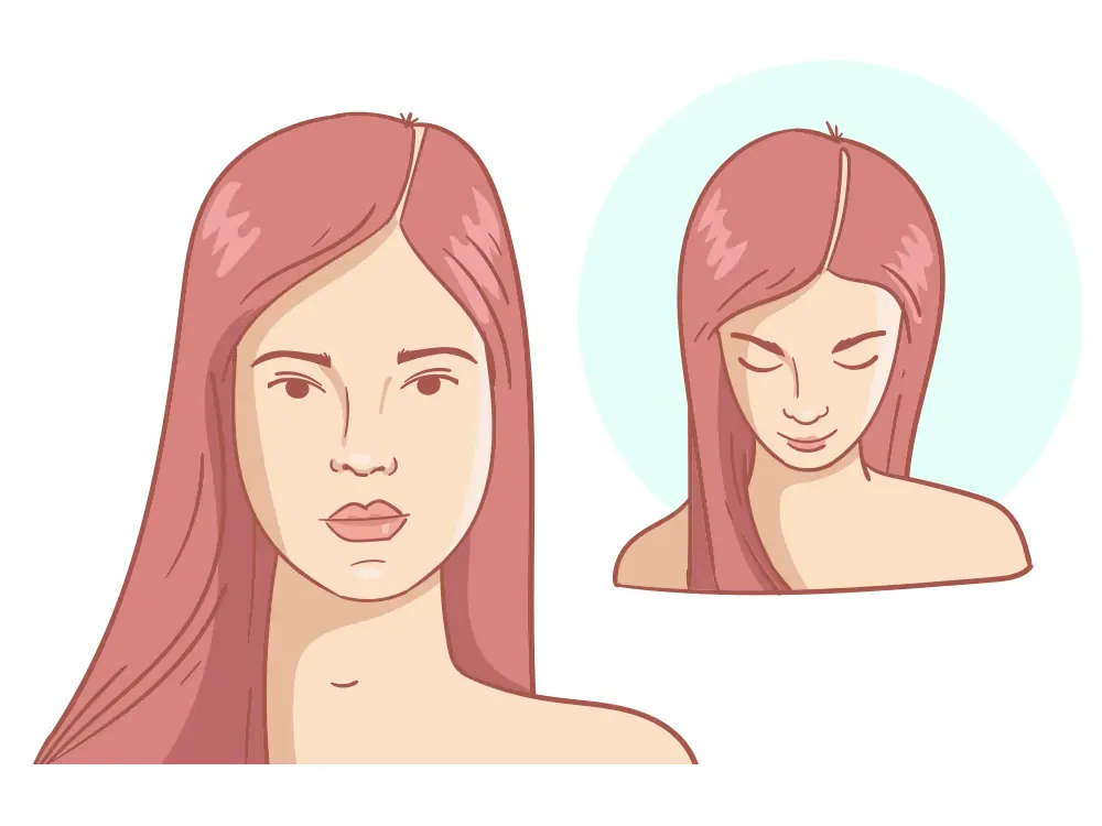 Lumière de recul des cheveux
